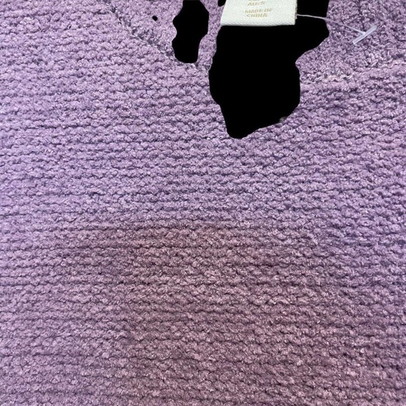 Cynthia Rowley Pullover Sweater Womens Lilac Size S Super Soft Lightweight - Picture 5 of 15